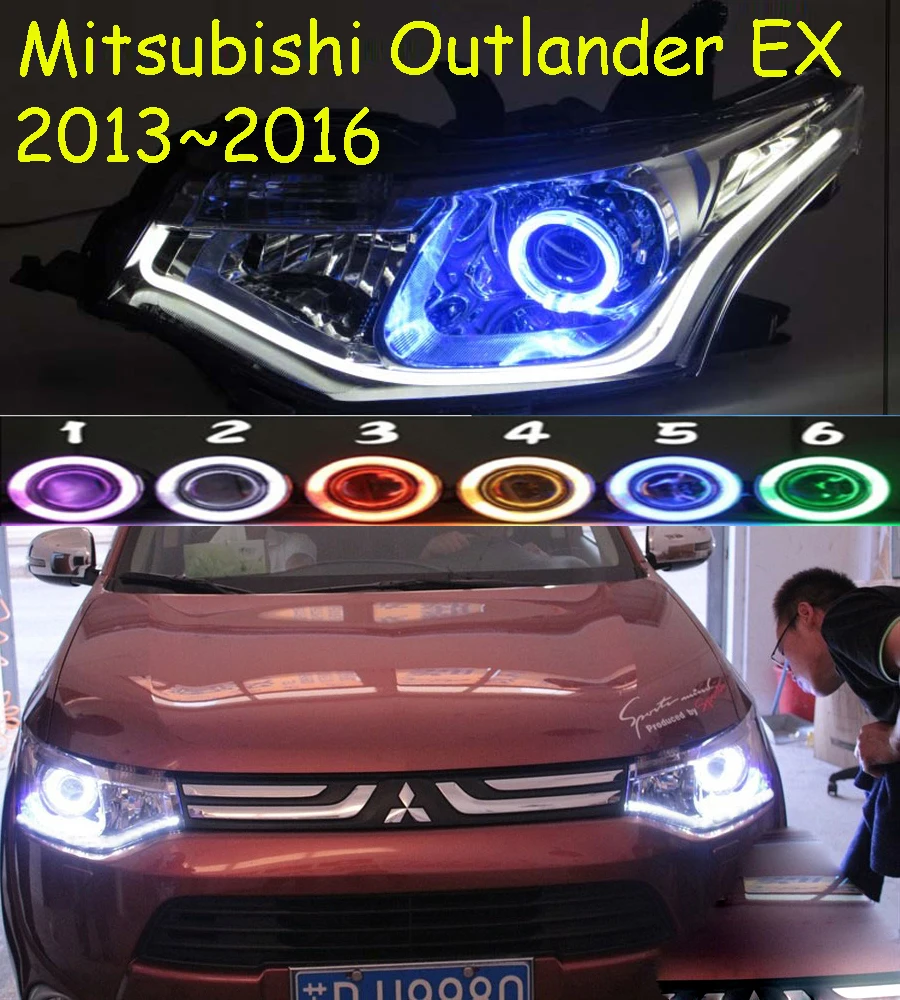 HID 2013 ~ 2015 автомобильный Стайлинг фары Outlander Endeavor ASX Expo Eclipse verada pajero Triton передняя