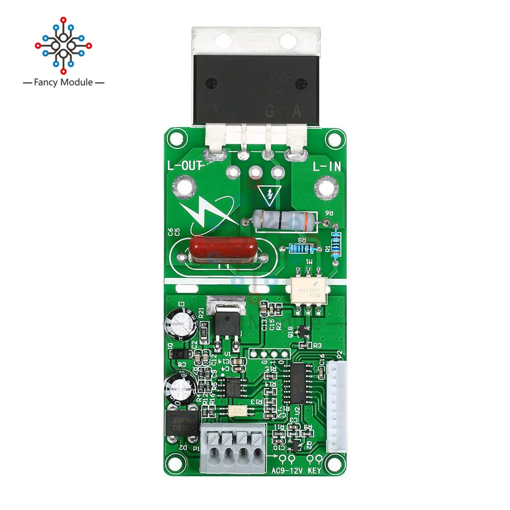 Цифровой ЖК-дисплей измеритель напряжения Ампер плата управления временем 100A/40A