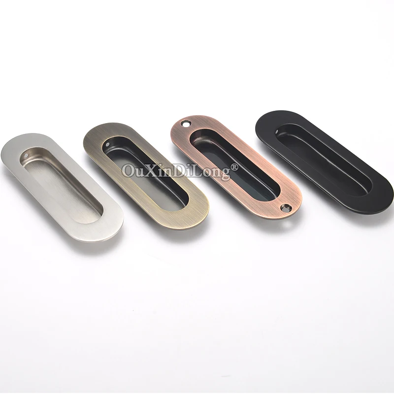 

Brand New 10PCS Stainless Steel Recessed Furniture Sliding Door Handles Invisible Hidden Cupboard Wardrobe Cabinet Pulls Handles