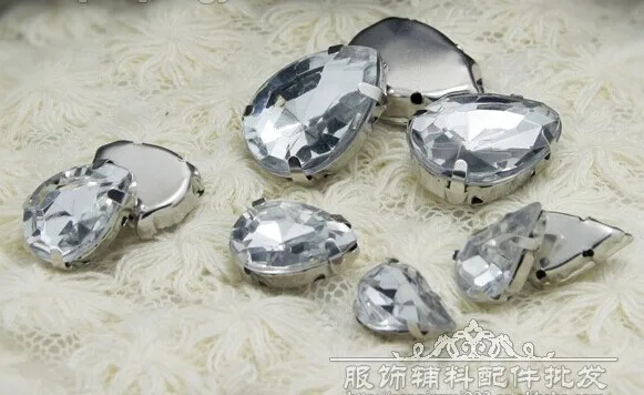 Большая акция для швейных аксессуаров 100 шт 18x25 мм кристаллы прозрачные акриловые