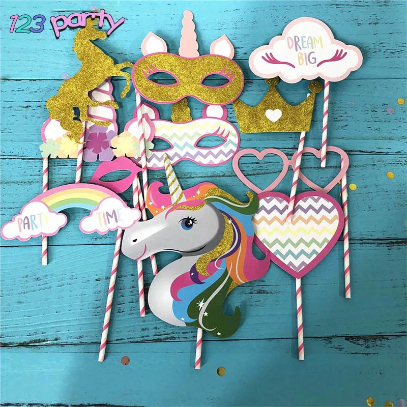 20 шт. реквизит для фотографирования в виде фламинго Единорога | Дом и сад