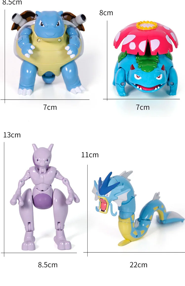Аниме Покемон Пикачу; Чаризард Venusaur pokeball poke ball капсула игрушки преобразования