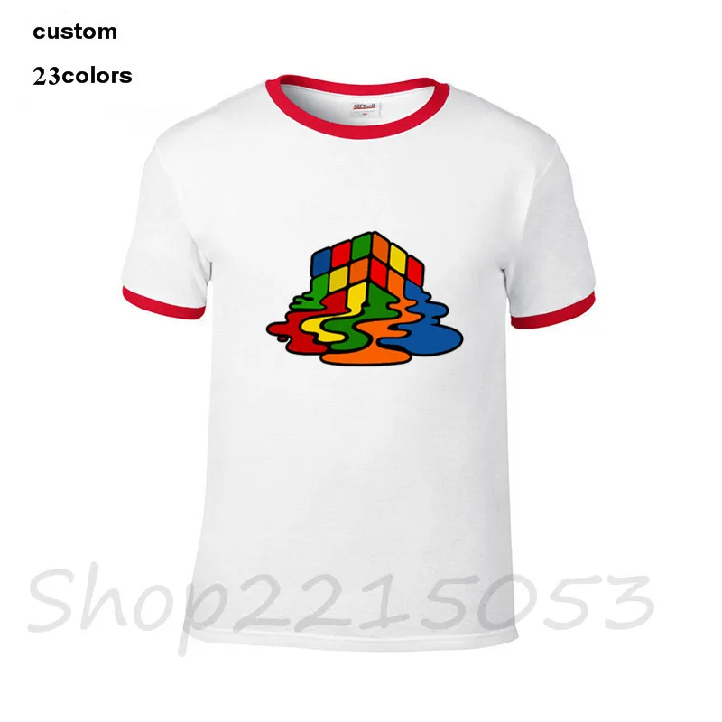 Abstract Rubik's Cube футболки 2019 уникальный дизайн BONADIAO Мужская футболка Rubik Bazinga boku no hero