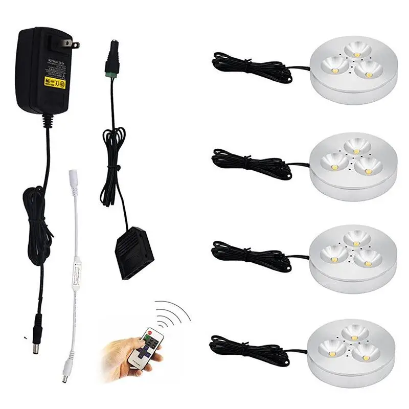 Светодиодный светильник под шкаф комплект поверхностного монтажа 4x3 W