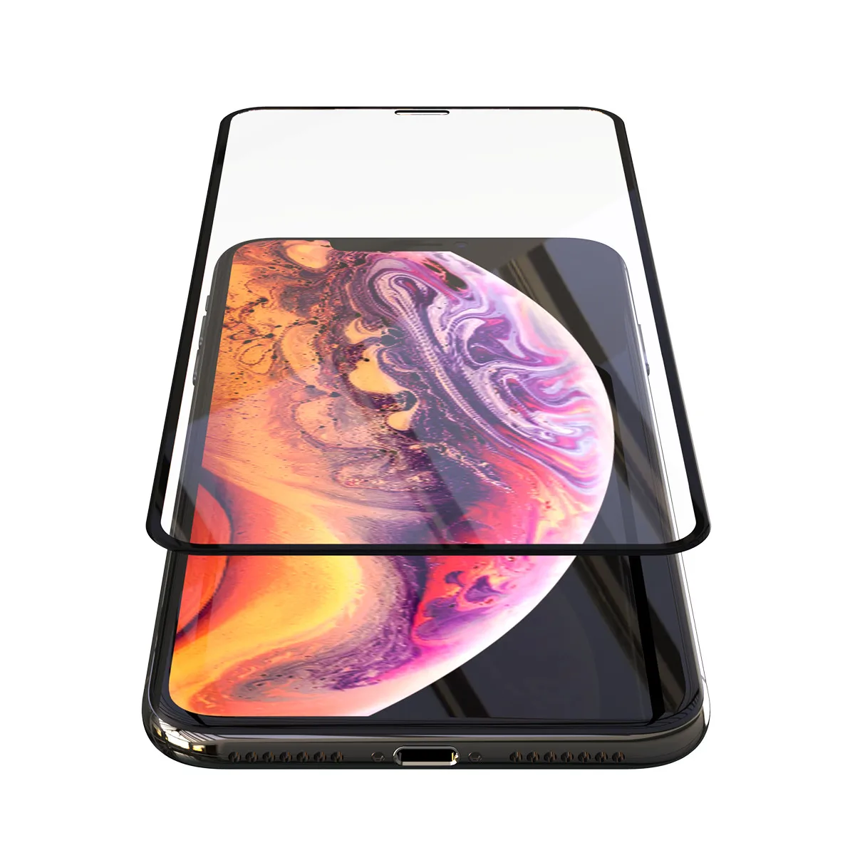 Защитное стекло ORICO закаленное с полным покрытием для iPhone X XS XR iphone Max|Защитные