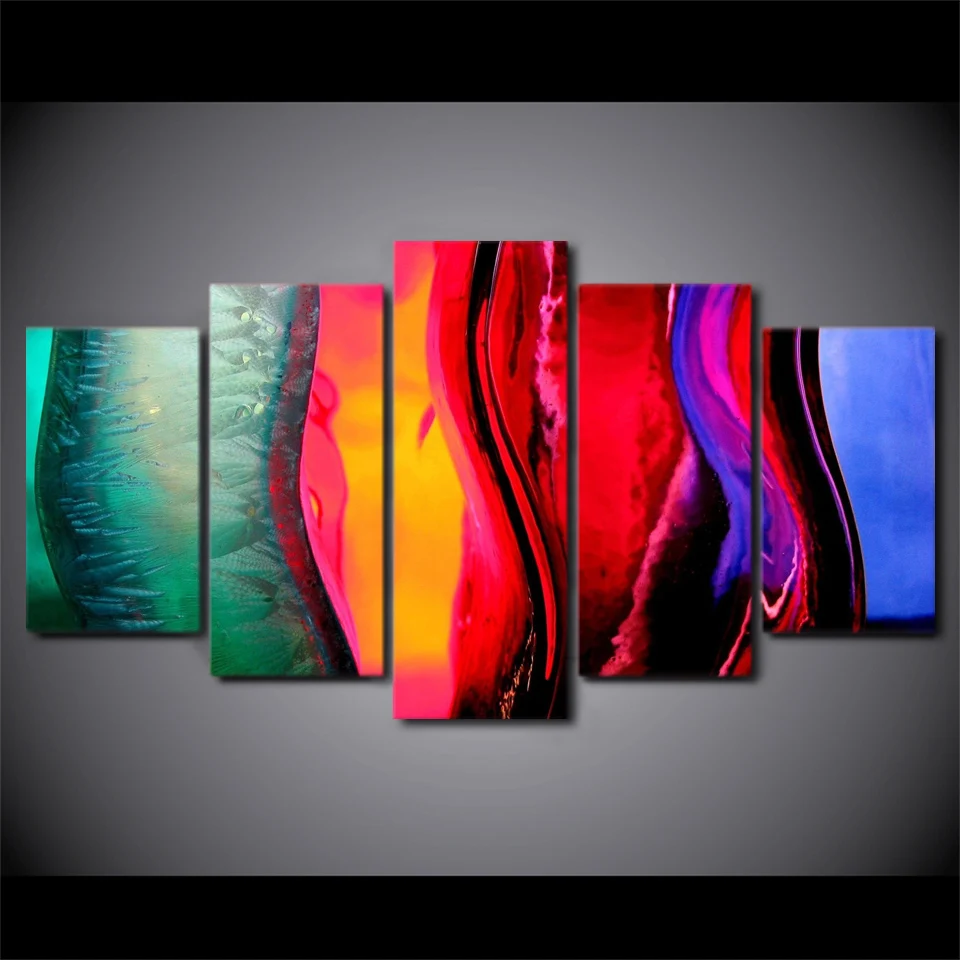 

5 Piece Printed Classic abstract poster Painting Sitting Room Decor Print Poster Picture Canvas Painting Home Decoration