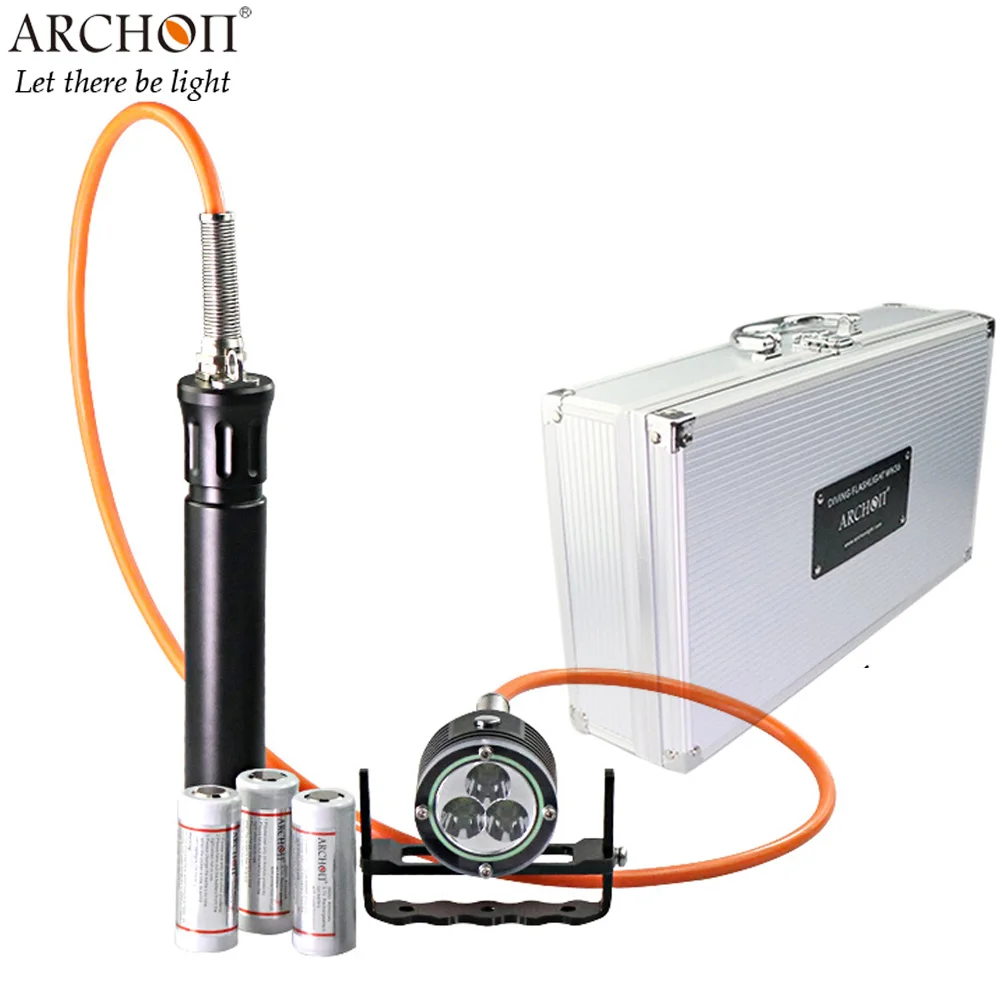 ARCHON DH30 II Подводный фонарь для дайвинга 3 * CREE XM L2 U2 макс. 3600 люмен подводсветильник
