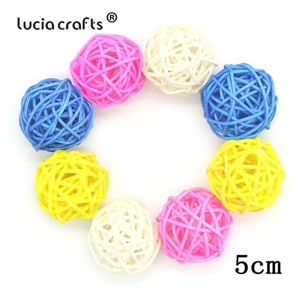 12pcs 5cm 12 шт 5 см/25 шт 3 см Смешанные шарики Sepak Takraw из ротанга DIY для рождественской вечеринки аксессуары для украшения дома M0805 - Цвет: 12pcs 5cm