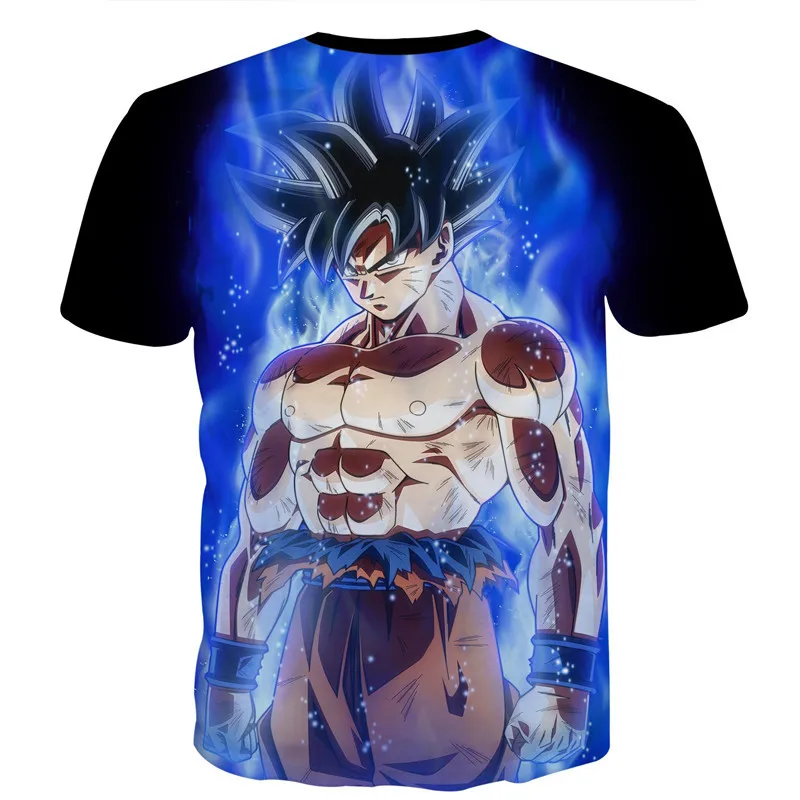2018 New men's Dragon Ball anime tights male sleeved summer T-shirt compression clothing fitness | Мужская одежда