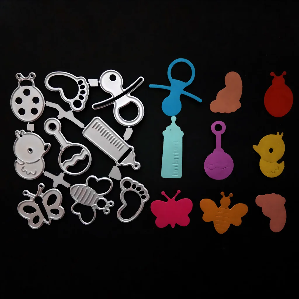 Набор инструментов для малышей металлический трафарет Новый 2018 Скрапбукинг