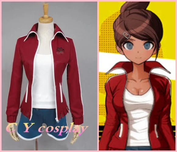 Danganronpa Dangan-Ronpa Aoi Asahina карнавальный костюм маскарадный на заказ Бесплатная