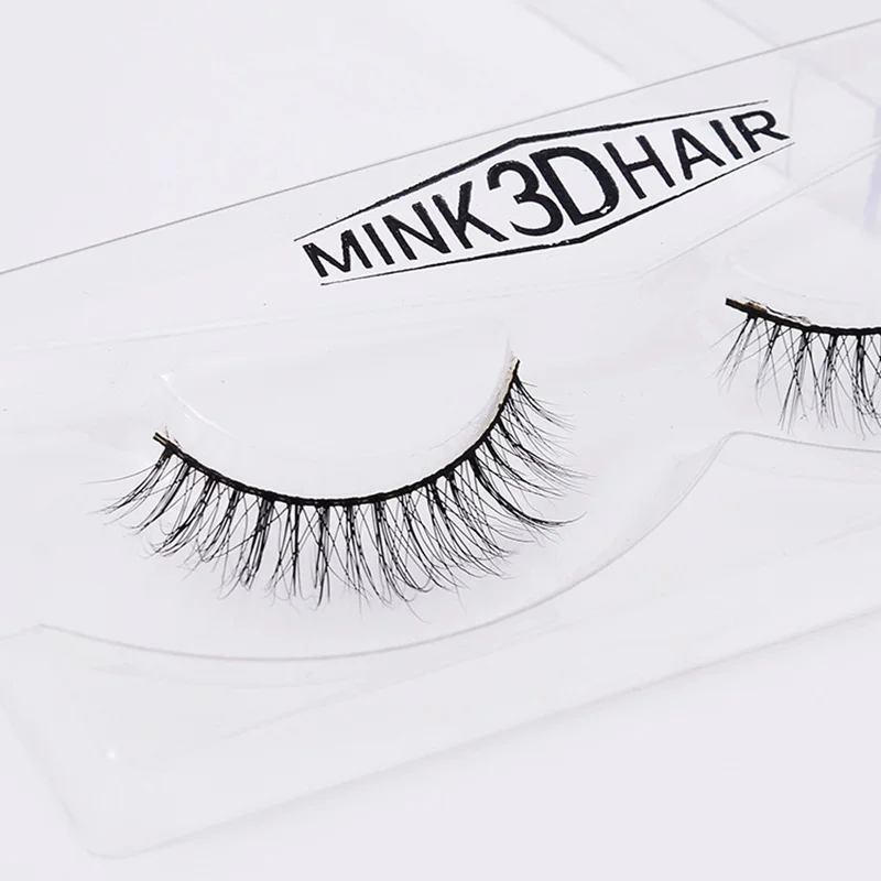 3D норковые ресницы натуральный Длинные Накладные чисто ручной работы накладные