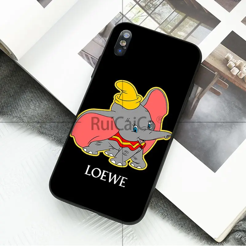 Чехол Ruicaica Dumbo Coque Shell для телефона iPhone 5 5Sx 6 7 7 plus 8 8 Plus X XS MAX XR
