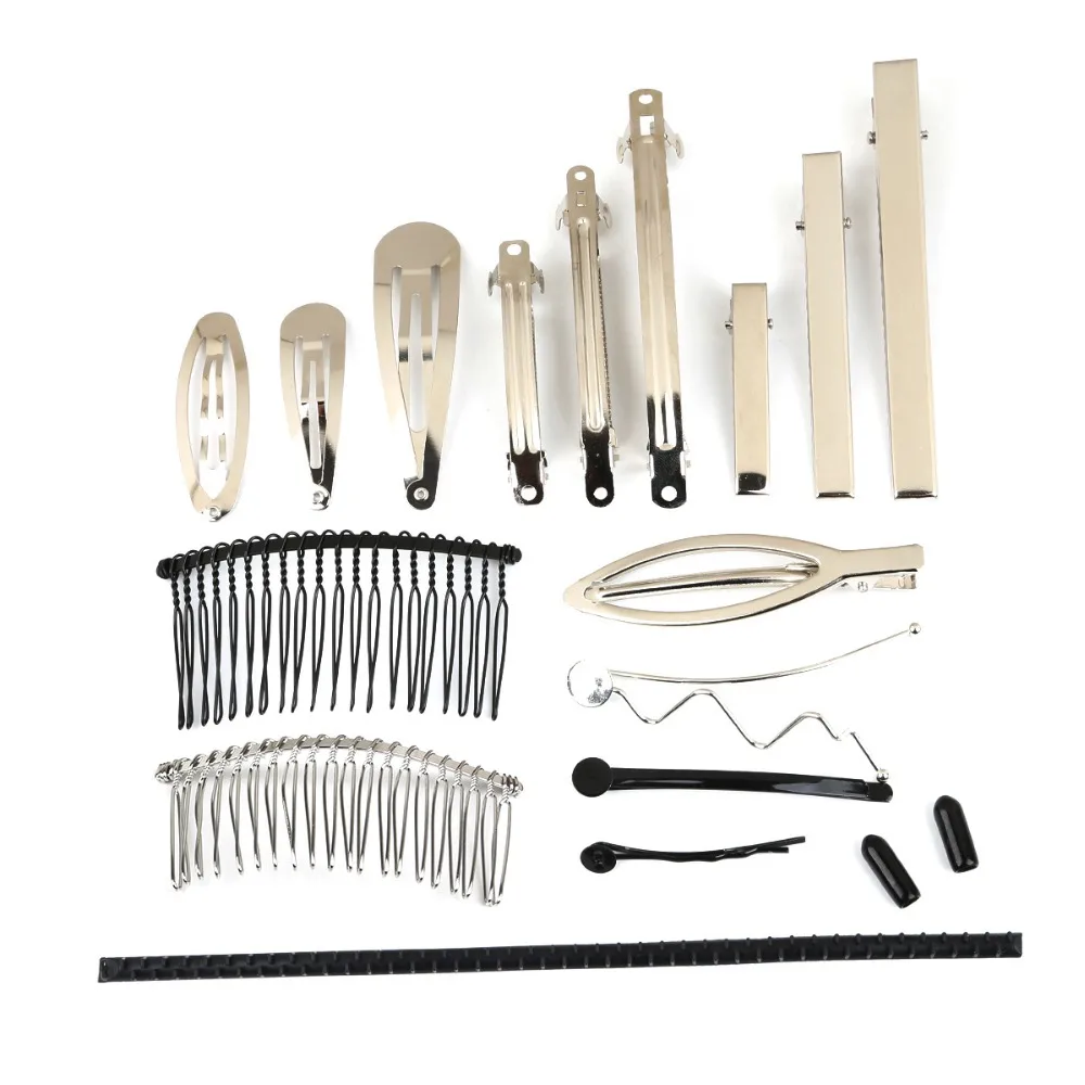 5-50pcs DIY Jewelry Making Rhodium Black Different Size Hair Comb Clips Claw Hairpins Findings Ornaments |