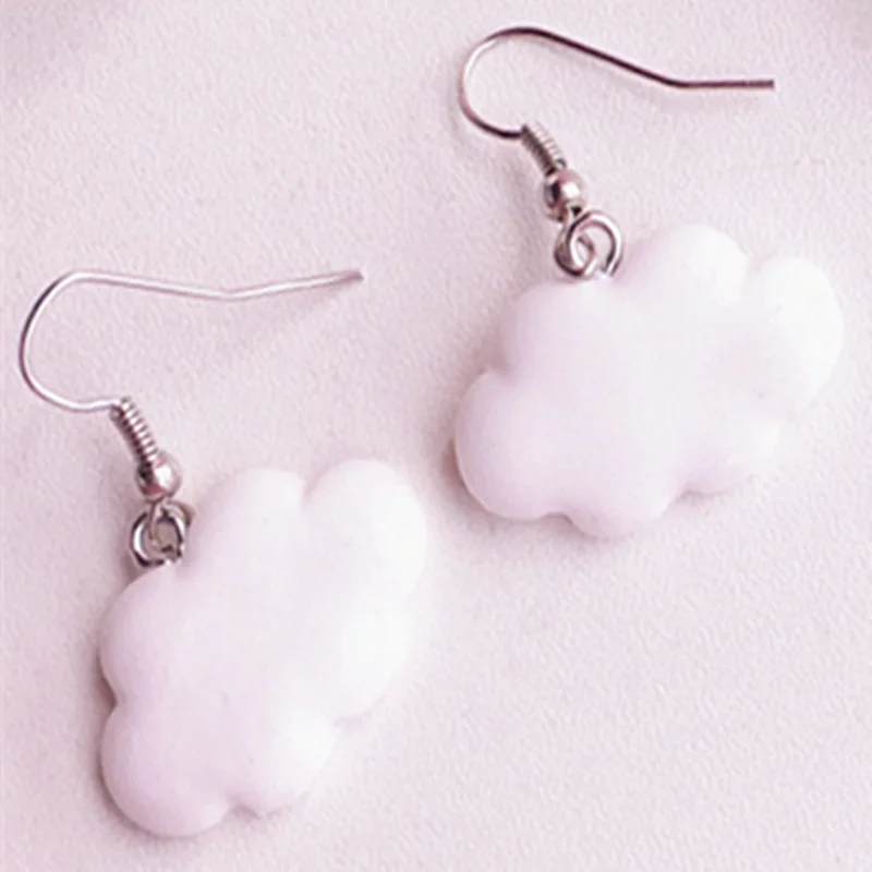 Милые серьги-подвески в виде облаков ювелирные изделия для женщин и девочек |