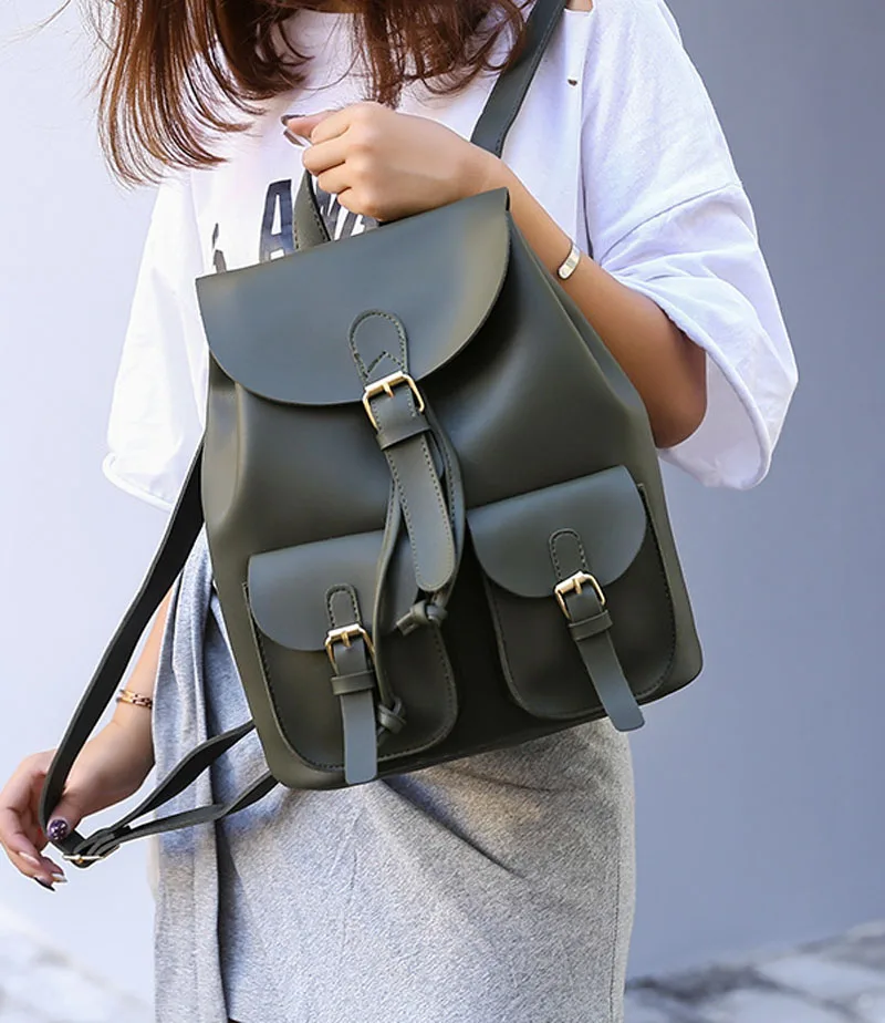 Fashionable women's backpack high-quality Youth leather backpacks for teenagers girls shoes school bag .NSQB-014 | Багаж и сумки