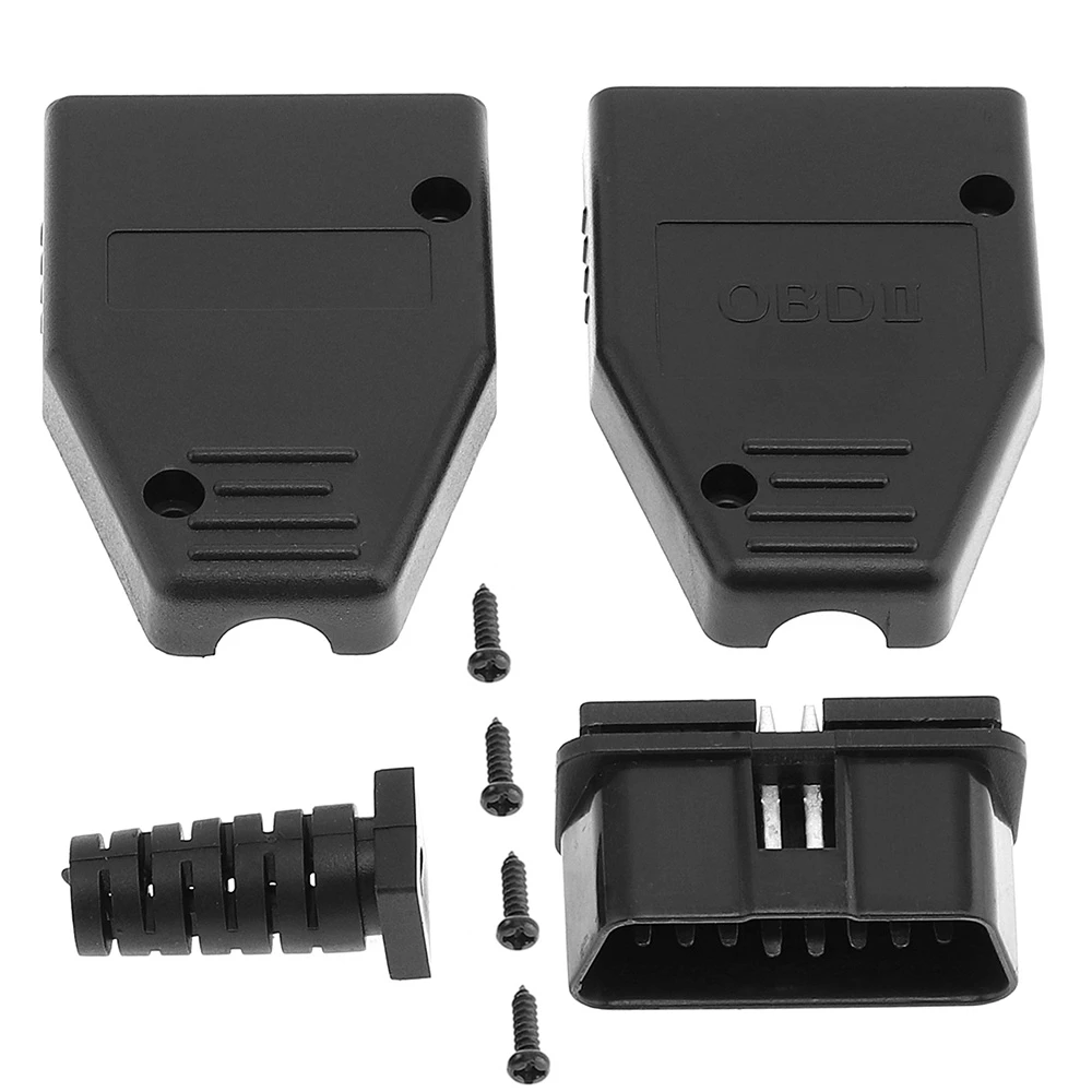 OBD II DIY Пластиковый 16pin мужской удлинитель открывающийся кабель диагностические