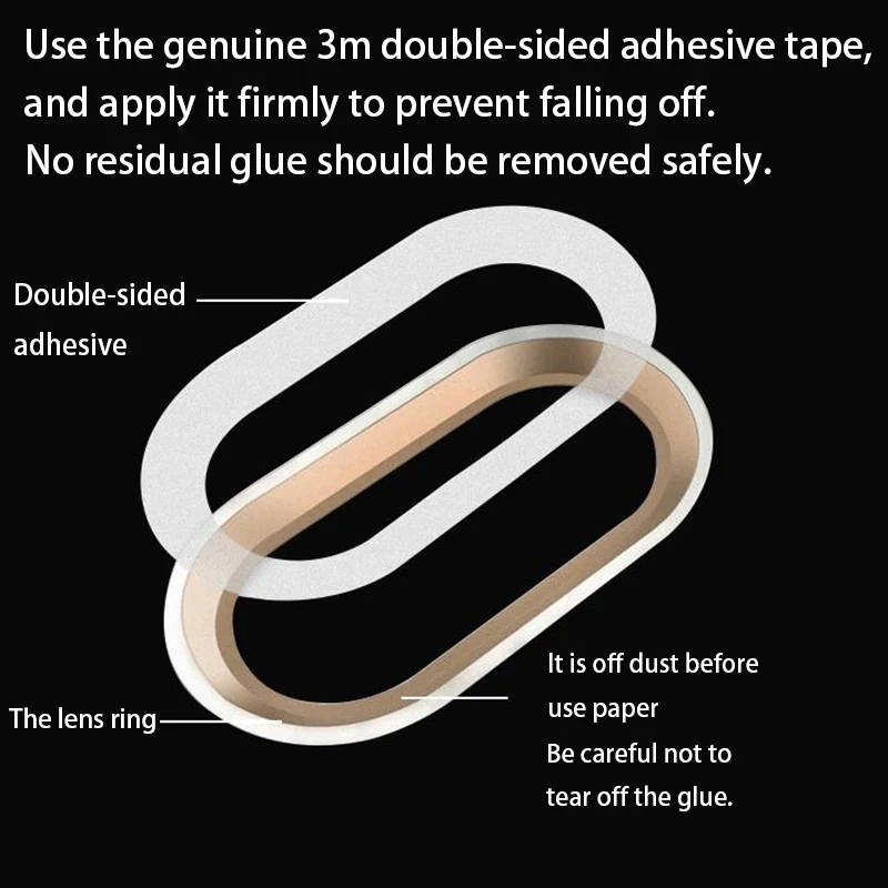 Для iPhone X защита объектива камеры кольцо покрытие алюминий для 7 8 6 6S Plus XR XS Max чехол