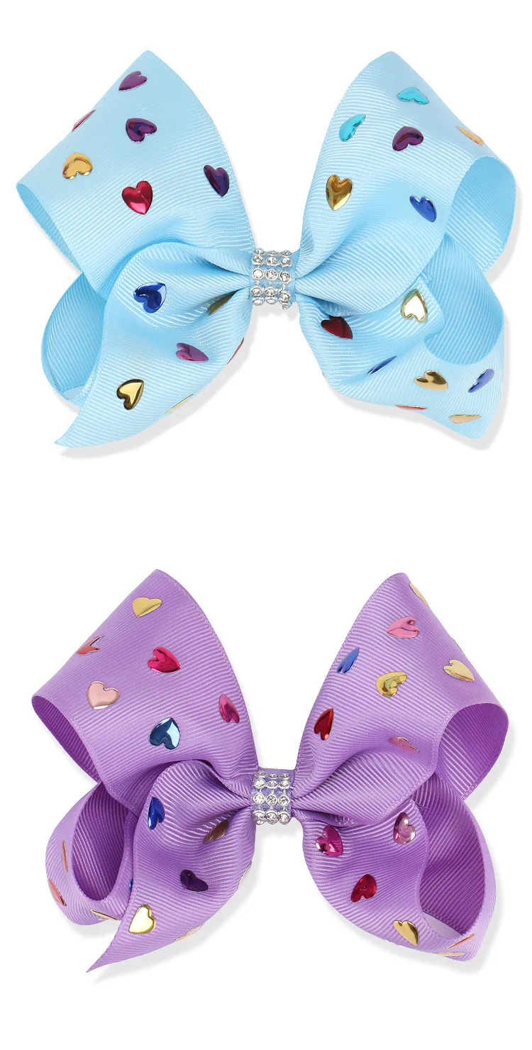 MengNa 5&quot Large Ribbon Hairbows hair bows With Clip Boutique Hair Bows Girls' Accessories 36cs/lot | Детская одежда и