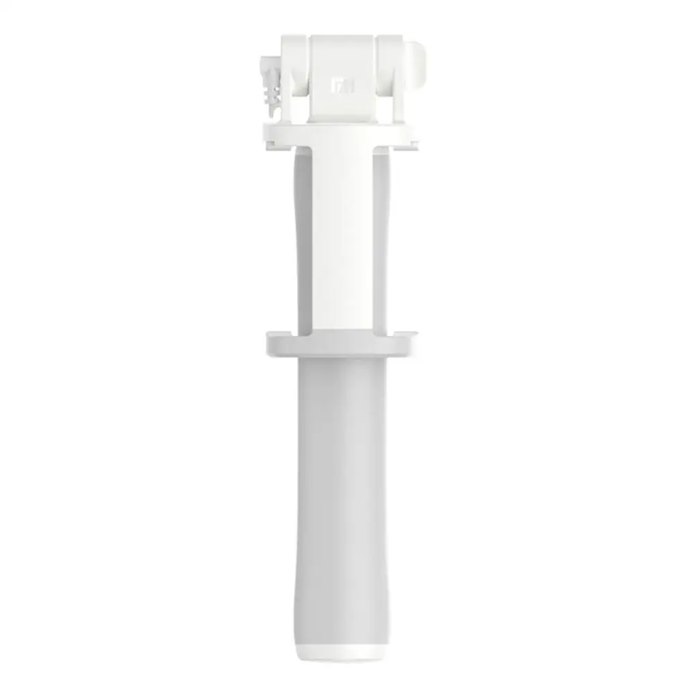 White Оригинальная селфи-палка Xiaomi, монопод, проводная селфи-палка, выдвижная ручная палка с затвором для смартфонов Iphone, Android, huawei - Цвет: White