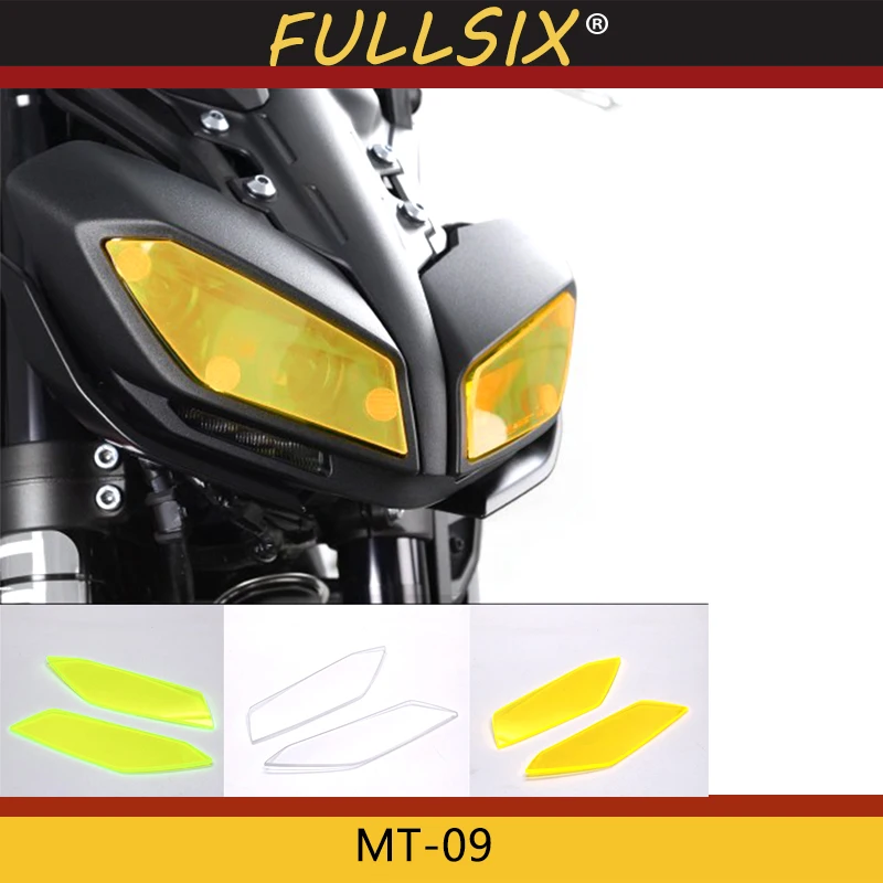 Мотоцикл частей фар Защитная крышка экран Объектив для YAMAHA MT09 MT 09 MT-09 mt-09 mt09 2017 2018 |