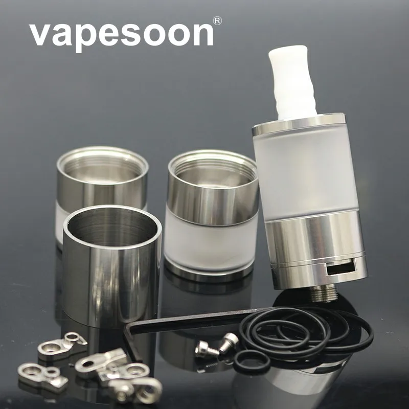 Dvarw стиль MTL V2 RTA атомайзер 316 SS 5 мл емкость с AFC вставка воздушного потока двойной