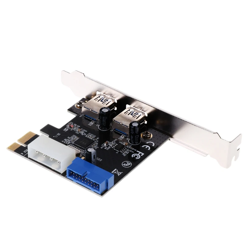 USB3.0 x2 PCI-E карта расширения внешний 19pin PCIe 4pin IDE разъем питания | Компьютеры и офис