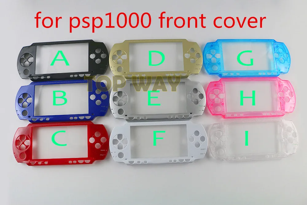 2 шт. новый корпус Передняя Лицевая панель чехол с логотипом для PSP 1000 1000|Запасные