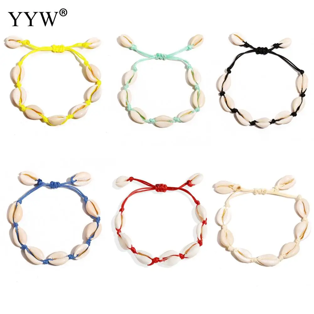 Женский и мужской плетеный браслет унисекс с нейлоновым шнуром летние пляжные