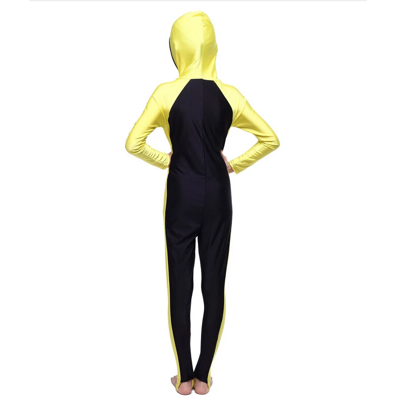 Детские купальники для девочек купальный костюм в стиле пэчворк на молнии