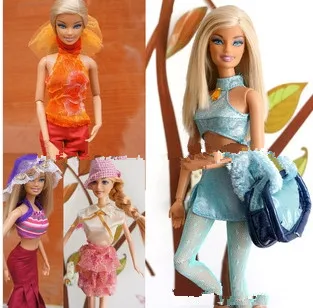 AILAIKI Оптовая Продажа Повседневная одежда джинсовые костюмы для Барби Куклы