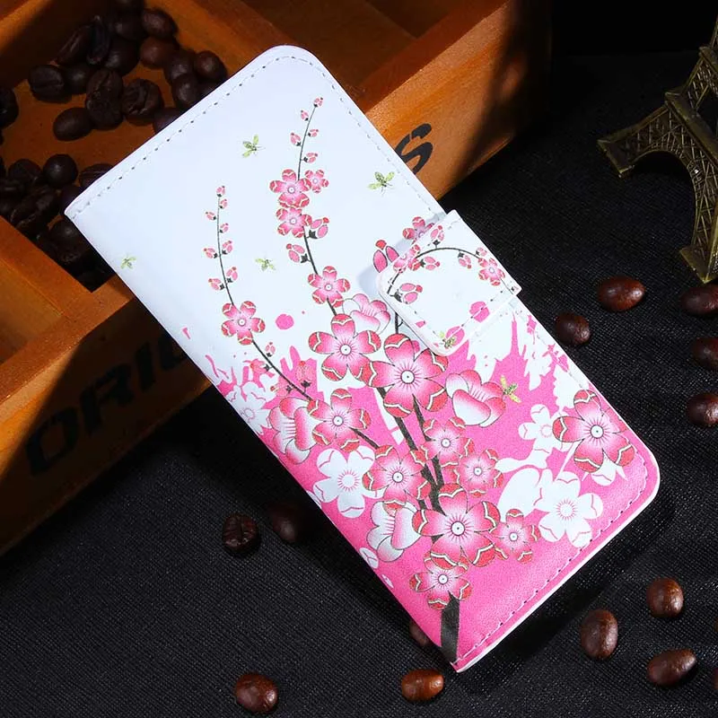 Модный кожаный чехол с мультяшным рисунком для Sony Xperia L S36H C2105 C2014 откидной
