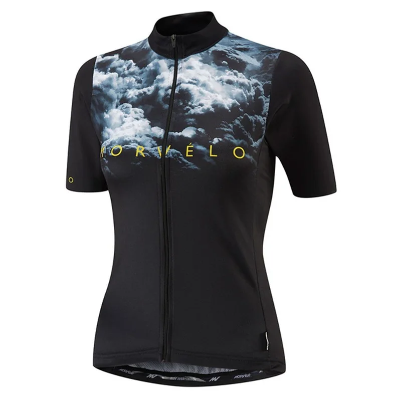 Женская велосипедная майка с коротким рукавом летняя профессиональная одежда