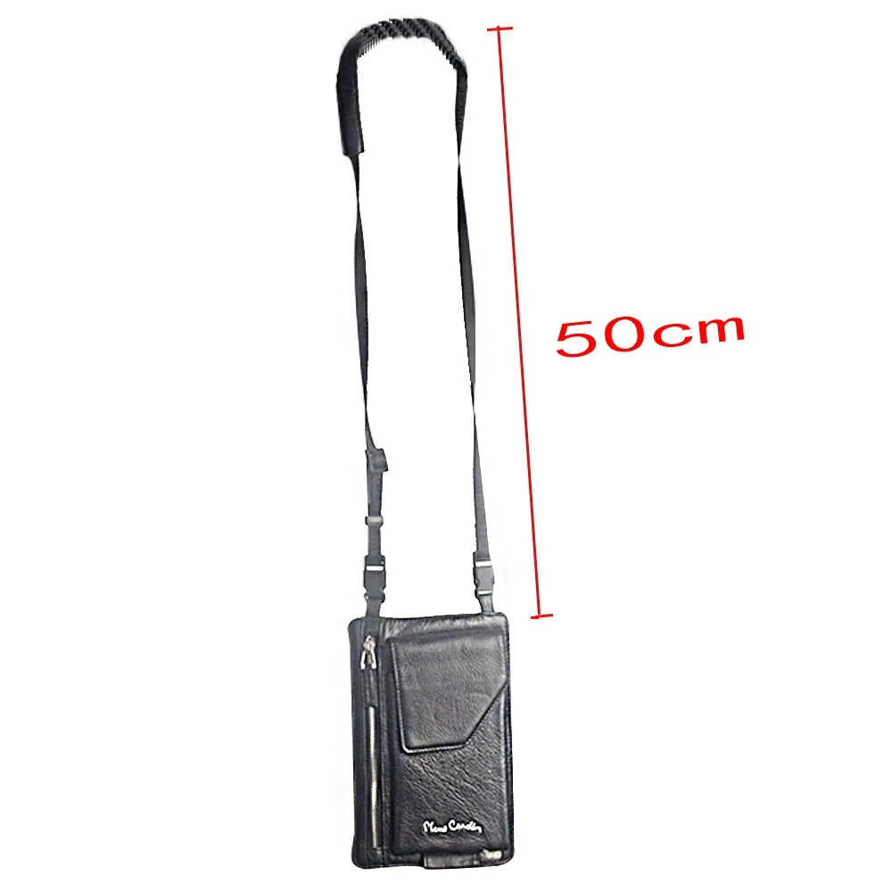 Pierre Cardin мужская повседневная сумка через плечо из натуральной воловьей кожи на