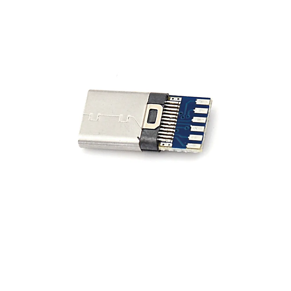2pcs USB 3.1 Type C Male Plug Socket Attached PC Board SMT DIY Solder Cable | Обустройство дома