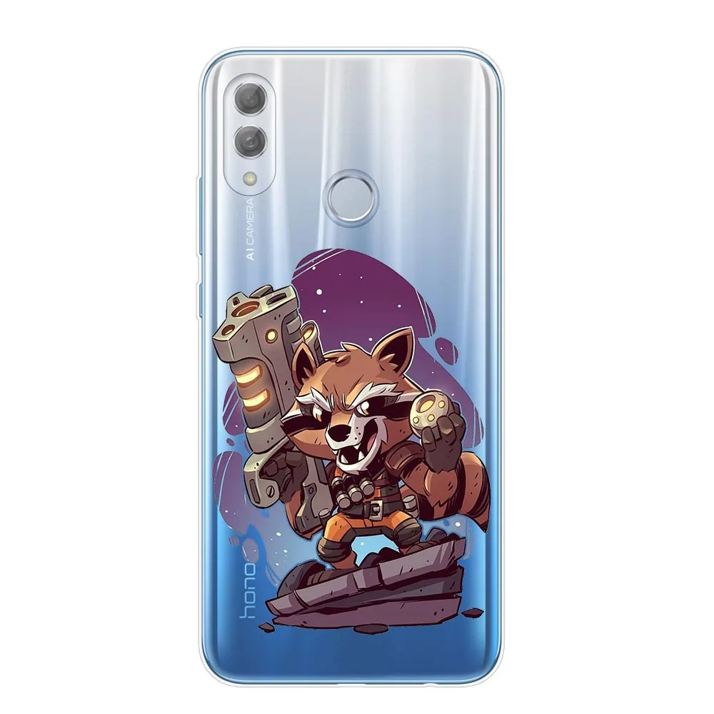 Роскошный чехол для телефона с героями Marvel и Мстителями, чехол для huawei Honor 9 10 20 Lite Pro 10i 8X 8C 6X 7X, мягкий ТПУ чехол-накладка s Etui