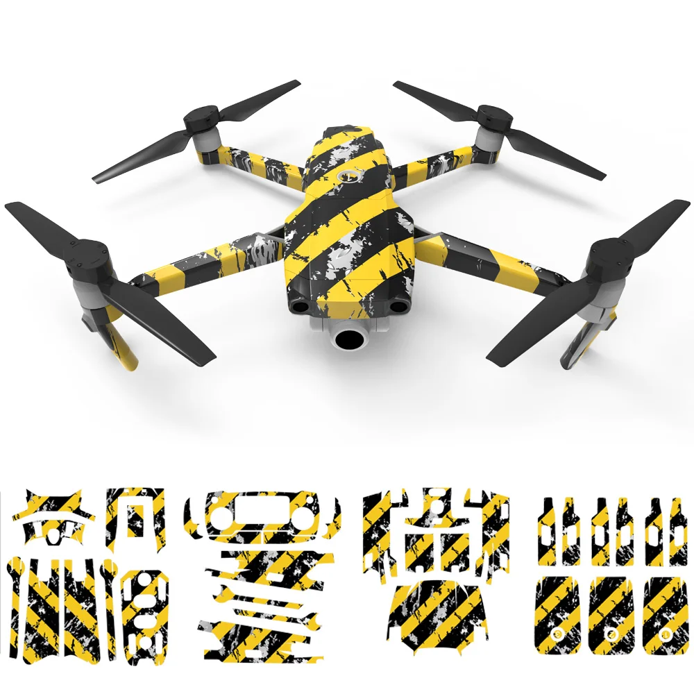8 цветов полный набор 3D водонепроницаемых наклеек для DJI MAVIC 2 Pro Zoom Drone Body батарея пульт дистанционного управления аксессуары