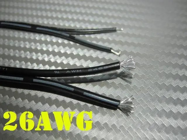 Хорошее качество Заводская Продажа 50 м UL 2468 26AWG проволока с двойной проволокой