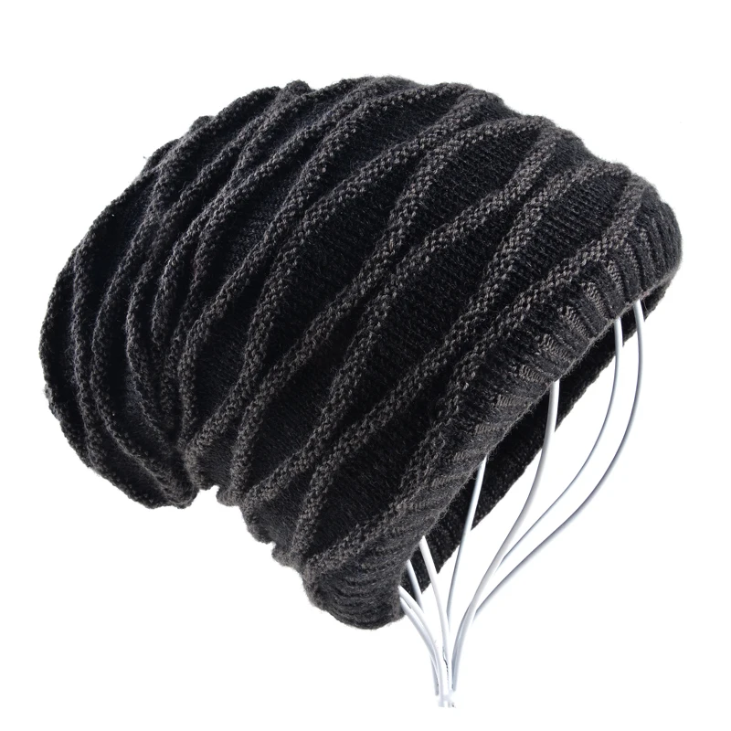 Крупная сетчатая Вязаная Шерстяная Шапка TQMSMY для мужчин и женщин уличные