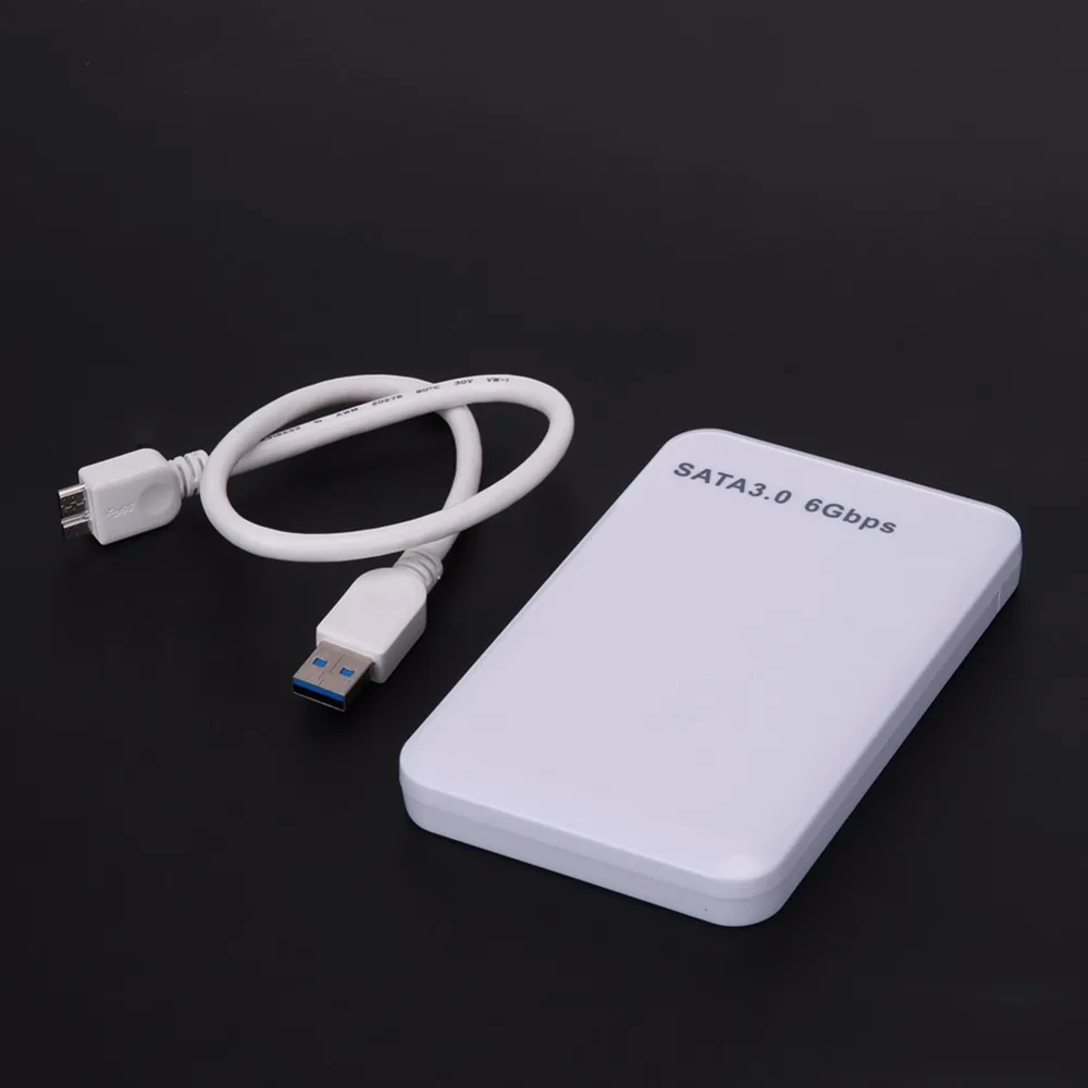 USB3.0 коробка SATA 2 5 дюймов HD жесткий диск 9 мм ABS HDD Жесткий Чехол для SSD &quotдля Windows XP