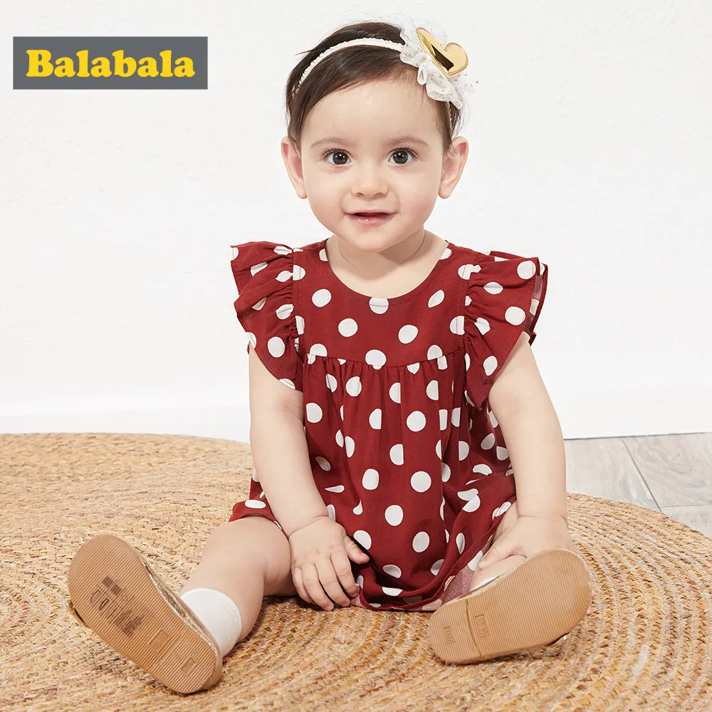 BalabalaBaby/летнее платье принцессы для маленьких девочек новинка 2019 хлопковые