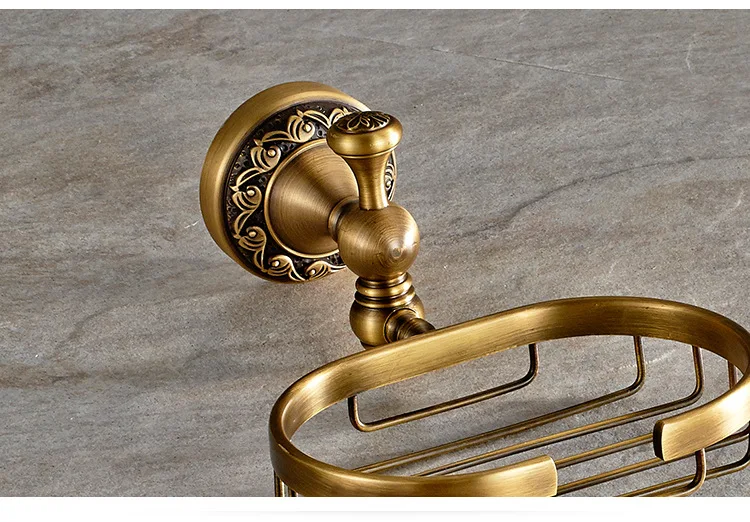 Бесплатная доставка роскошная медная мыльница с иннастенной античной мыльницей