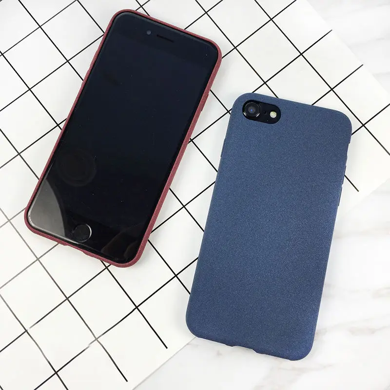 Карамельный цвет плюшевая текстура чехол для iPhone X 10 8 Plus для Samsung S8 Plus Nokia 6 8 для LG G6 OnePlus5 для huawei P8 P9 P10 Lite
