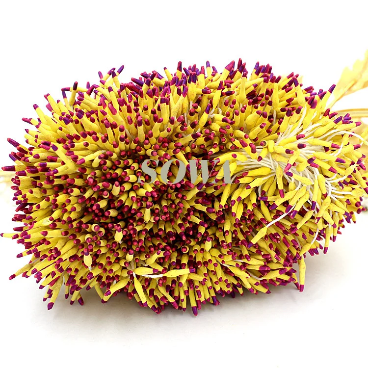 Бесплатная доставка 800 шт./лот 1 мм желтый и красный цвет Двойные головки эффект