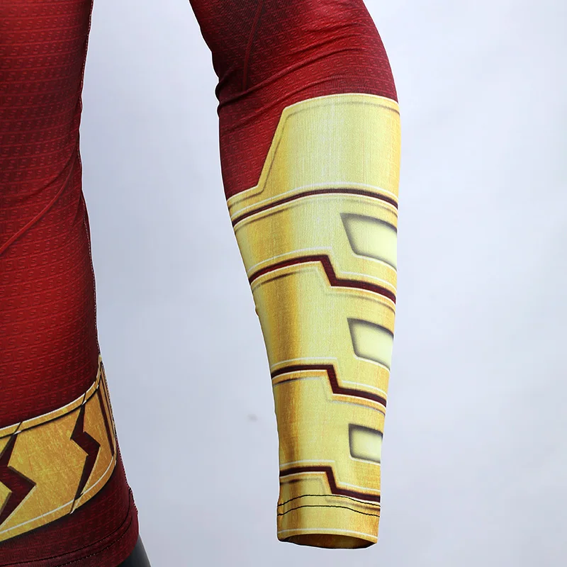 Thunder Shazam спортивные футболки с 3D принтом, мужские компрессионные футболки, новинка, топ для мужчин, косплей, костюм, одежда