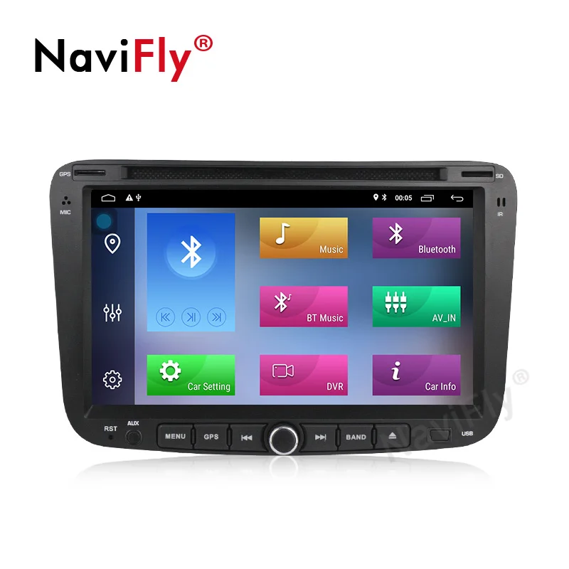 NaviFly Android9.1 32G ROM Russian menu russia car CD player for Emgrand EC7 2012 2013 2014 with USB SD GPS Navigator | Автомобили и