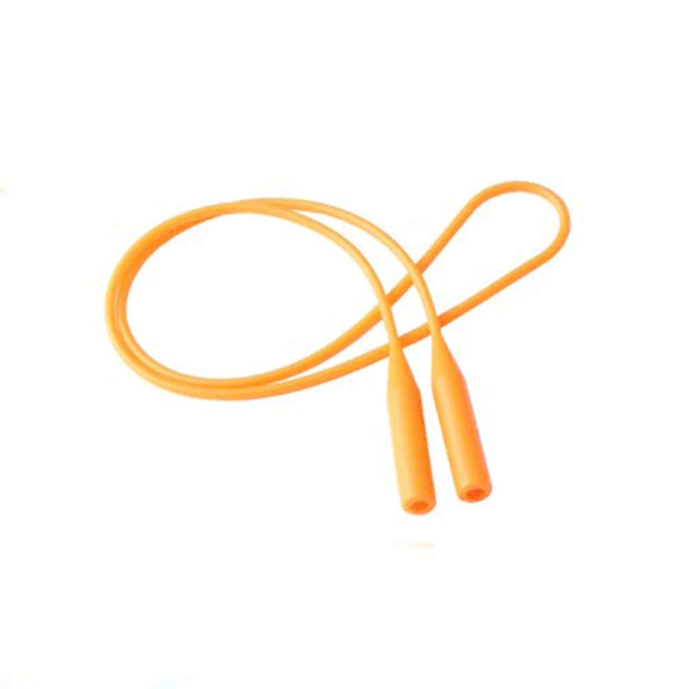 orange 1 шт., яркие цвета, эластичные силиконовые ремни для очков, цепочка для солнцезащитных очков, спортивные противоскользящие веревки для очков - Цвет: orange