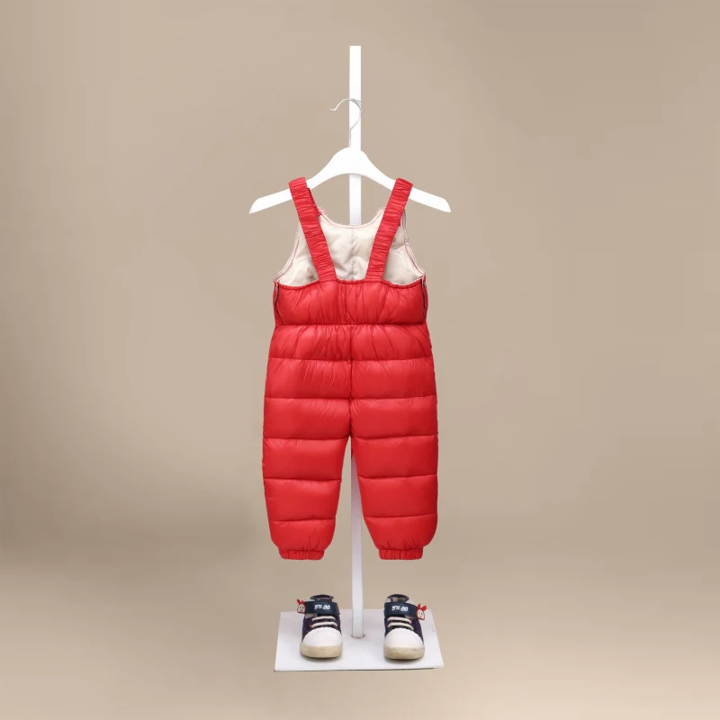Детские Пуховые комбинезоны Kindstraum для России зимние теплые малышей брюки