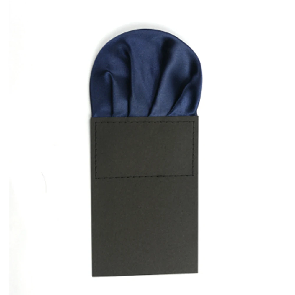 Мужской однотонный обычный предварительно складной карманный квадратный