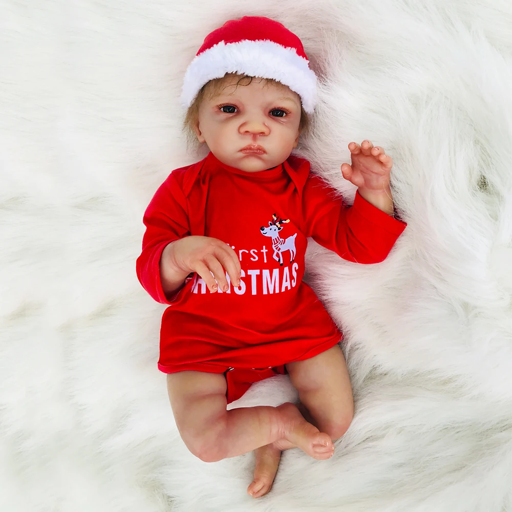 50 см художественный бутик детские силиконовые куклы реалистичные Одежда для